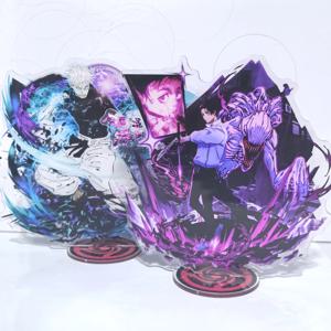 Jujutsu Kaisen Hiromi Higuruma Fushiguro Toji Geto Suguru 아크릴 스탠드 모델 Kawaii 만화 병 Inumaki Toge 데스크 장식