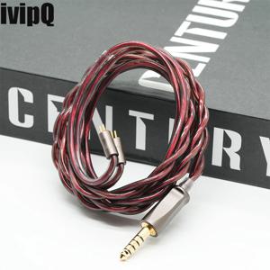 IvipQ-311IEM 레드 구리 차폐층/단결정 구리, 2핀/MMCX/듀얼 3.5mm IE900 인터페이스 지원, KZ-QDC