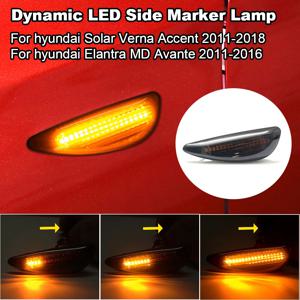 Hyundai Solar Verna Accent IX20 Elantra MD Avante 2011-2016 923030U000 LED 다이나믹 턴 시그널 라이트 사이드 사이드 마커 램프