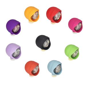 2pcs LED 신발 조명 매력 샌들 버클 PVC 액세서리 나막신 정원 신발 헤드 라이트 3 조명 모드 ﻿