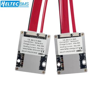13S 14S BMS 48V 52V 30A 40A 50A 60A 80A 밸런싱 기능이 있는 리튬 배터리 전기 자전거/스쿠터/태양 에너지 저장용 BMS