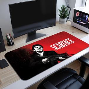 S-Scarface Tony Montana 마우스 패드 대형 데스크 매트 키보드 인체 공학적 사무실 고무 PC 미끄럼 방지 Anti-fray Home Custom Best Price