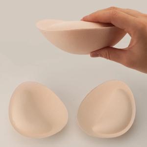 6cm 스펀지 패드 브라 두꺼운 푸쉬업 브라 패드 여성 속옷 가슴 리프트 통기성 브라 패드 안감 수영복 패드
