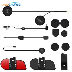 Fodsports HRSQS 스피커(마이크 클립 브래킷 포함)는 FX7 오토바이 헬멧 블루투스 인터콤에만 적합합니다.