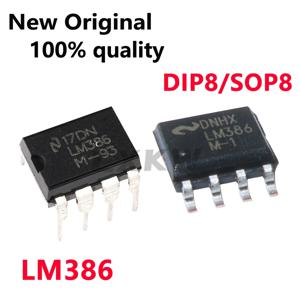 10/PCS 새로운 LM386 LM386N LM386M LM386M-1 LM386MX-1 DIP8 SOP8 연산 증폭기 오디오 증폭기 칩 재고 있음