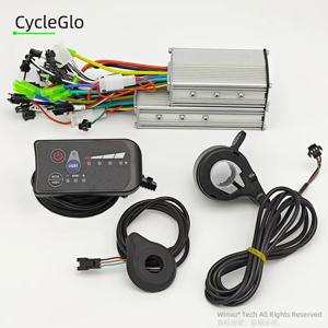 24V 36V 48V 250W 350W 500W 전기 스쿠터 브러시리스 모터 드라이브 컨트롤러 S810 810 LED 디스플레이 패널 키트 (전기 자전거용)