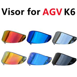 K6 헬멧 렌즈 페이스 실드 AGV K6 K6S 바이저 오토바이 액세서리 Visera Casco 폴리 카보네이트 Visière UV Cut