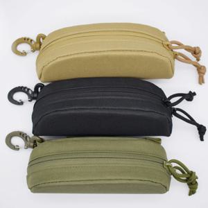 전술 Molle 안경 주머니 선글라스 EDC 허리 팩 유틸리티 육군 사냥 액세서리 주최자 안경 케이스 가방