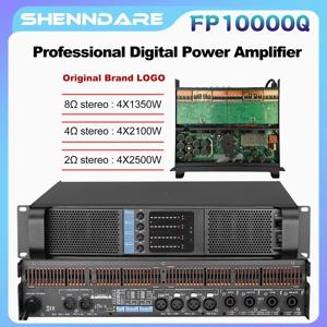 Original LOGO FP10000Q 4x1350W 8OHM 프로페셔널 디지털 파워 앰프 4채널 TD 클래스 DJ 서브우퍼 앰프 FP14000 2x2350W 8OHM 라인 어레이 스피커 프리앰프