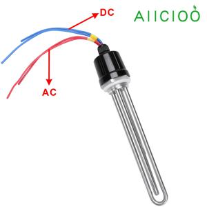 AIICIOO AC&DC 태양열 온수기 (프로브 튜브 포함) 48V&220V 전기 온수기용 서모스탯, SUS304 침수형 발열체