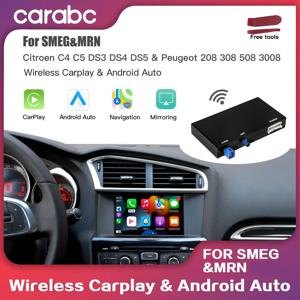 푸조 시트로엥 SMEG SMEG+ 피카소 C4 C5 DS4 DS3 308 508 208 3008 안드로이드 오토 에어플레이 모듈용 CARABC 무선 카플레이 박스