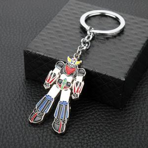 애니메이션 만화 Mazinger Z 펜던트 키 체인 UFO Liantaisha 로봇 Grendizer 로고 열쇠 고리 남성용 자동차 가방 쥬얼리 액세서리 선물