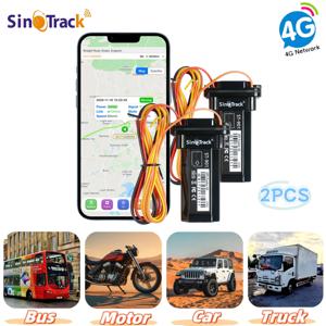 2 단위 미니 4G 추적기 ST-901L SUV 트럭 버스 자동차 도난 방지 용 방수 내장 배터리 GPS 무료 APP 온라인 추적