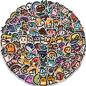100PCS 오래된 포켓몬 미니언 스트리트 낙서 성격 멋진 예술 트렌드 크리 에이 티브 DIY 전화 케이스 종이 방수 만화 데칼