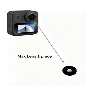 GoPro MAX 360 액션 카메라 수리 부품용 새 원본 렌즈 유리 장치 조립 부품