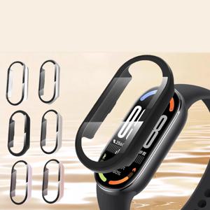 Xiaomi Miband 10 통합 PC 시계 케이스 및 강화 필름용 2in1 PC 시계 케이스 및 보호 필름 슈트