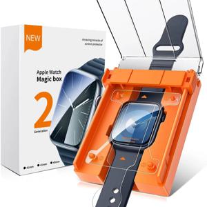 애플워치 울트라 2 49MM 시리즈 10 46mm 7 8 9 6 5 4 SE 45mm 44MM 41mm 40mm용 고품질 세라믹 필름 2개