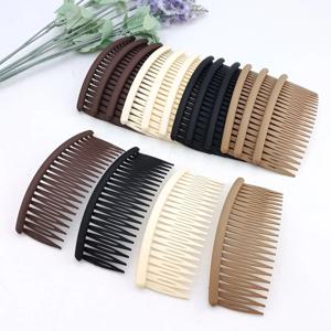 1/12 PCS 여성 헤어 빗 대형 간단한 머리핀 앞머리 고정 배열 깨진 머리 머리띠 뒷 머리 빗 헤어 액세서리
