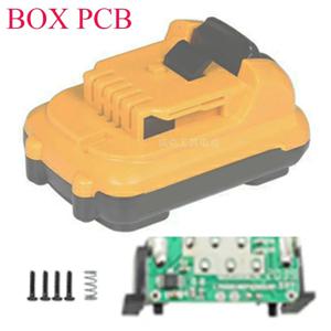 3 X 18650 DCB120 배터리 플라스틱 케이스 PCB 충전 회로 기판 박스 (DeWalt 10.8V 12V 리튬 이온 배터리 dcb125 dcb127 하우징용)