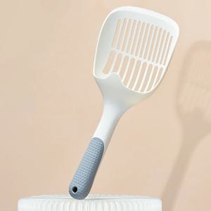 대형 고양이 모래삽, 애완동물 청소 도구, 두부 고양이 모래용 효율적인 삽, 미세 메쉬, 큰 사이즈, 튼튼한 고양이 배변 스쿱