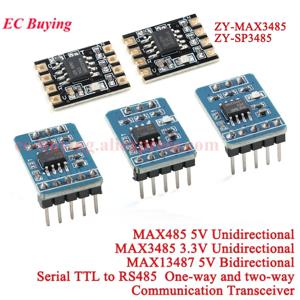 5Pcs/1pc MAX3485 MAX485 단방향 MAX13487 양방향 모듈 직렬 TTL-RS485 Usart 통신 트랜시버 3.3V 5V