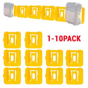 Dewalt 18V 20V 리튬 이온 배터리 DCB203 DCB205 용 1-10PCS 배터리 홀더 보관 랙, 작업대 용 벽걸이 형 배터리 도크
