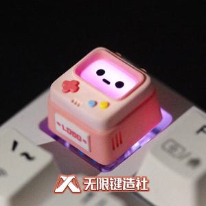 레트로 게임 테마 기계식 키보드 키 캡 수지 Esc 키 계층화 된 드립 접착제 맞춤형 게임용 키보드 액세서리 Collectible Gift