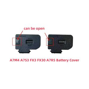 소니 A7M4 A7S3 A7R5 FX3 FX30 배터리 커버 쉘용 새 배터리 커버 도어