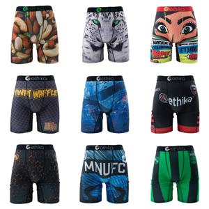 ETHIKA 남성 속옷 복서 1Pcs 통기성 메쉬 가랑이 남성 수영 속옷 플러스 사이즈 L-3XL 남성 팬티 남성 복서 팬티