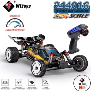 뉴 WLtoys 244016 RC 자동차 1:24 전기 레이싱 고속 모델 ​ ​ RC 올터레인 드리프트 자동차 모델 25km/h 어린이 및 성인용 장난감 선물