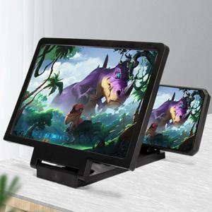 3D HD 휴대폰 화면 확대 스탠드 비디오 돋보기 확대된 화면으로 영화 감상 경험 향상 눈 보호 기능