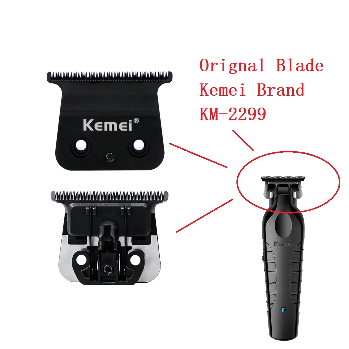 Kemei KM-2299 헤어 클리퍼용 정품 교체용 램프, 헤어 트리트먼트 기기, 제품 액세서리