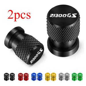 BMW R1300GS ADV R1300 GS R 1300 GS 오토바이용 7가지 색상 1쌍 액세서리 로고 CNC 알루미늄 휠 타이어 밸브 캡 먼지 커버