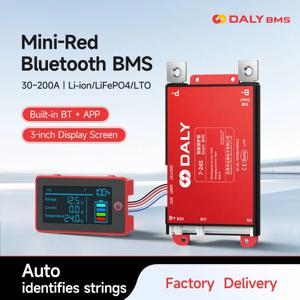 데일리 스마트 BMS 4S 7S 8S 13S 14S 16S 17S 20S 24S 내장 블루투스 3인치 LCD 30A 40A 60A 80A 100A 150A 200A 리튬인산철(LiFePO4) 리튬이온(Li-ion) LTO