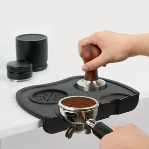 커피 탬퍼 매트 디스트리뷰터 스테이션 포타필터 실리콘 코너 패드 에스프레소 메이커 액세서리 커피웨어 코너 바리스타 도구