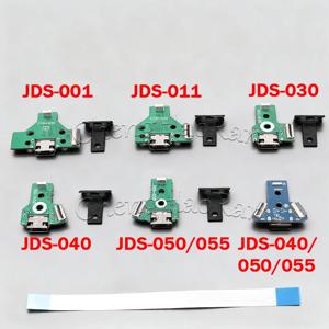 PS4 컨트롤러용 USB 타입-C 충전 보드 포트 소켓 잭 도크 12핀 14핀 플렉스 케이블 JDS 001 011 030 040 055 커넥터 1개