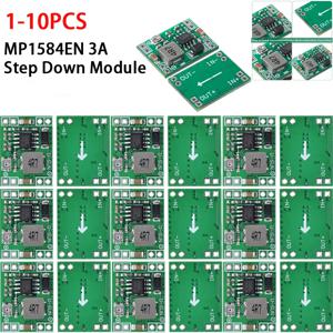 1-10pcs MP1584EN 조정 가능한 3A DC-DC 컨버터 스텝 다운 전압 조정기 모듈은 LM2596s MP1584 DC DC 벅 보드 XCW를 대체합니다.