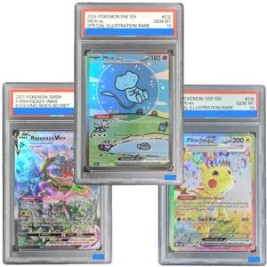    DIY TCG PAF SSP EN-PALDEAN FATES # 232 # 238 피카츄 미우 ex 레이쿠자 그레닌자 인증 등급 GEM MT 10 컬렉션 카드
