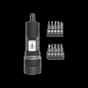 Vector Optics Gunpany 토크 드라이버 | 조절식 토크 10–60 in/lbs | 스코프 장착용 스틸 비트 10개 | 향상된 그립감