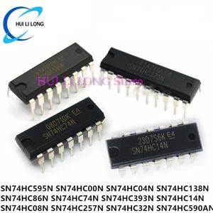 10개 SN74HC595N 74HC595N 74HC595 DIP-16핀 SN74HC257N 74HC257 SN74HC393N 74HC393 SN74HC590AN SN74HC590N 74HC590N SN74HC191N