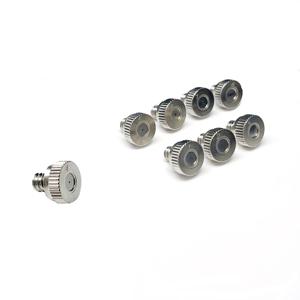아연 도금 황동 미스트 노즐 10개, 10-24 UNC 수나사, 정원 파티오 물 분무기용 0.1mm~0.8mm 오리피스