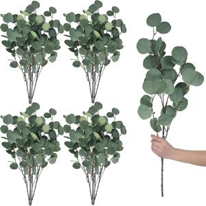 1/3Pcs 78cm 실크 유칼립투스 가지 홈 가든 웨딩 테이블 파티 장식 가짜 식물에 대 한 인공 녹색 유칼립투스 줄기