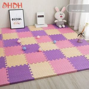 DHDH 30*30cm 폼 퍼즐 카펫 놀이 매트 부드러운 논슬립 스포츠 피트니스 매트 인터로킹 스포츠 타일 카펫 홈 데코레이션 ﻿ ﻿