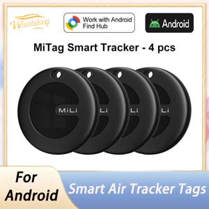 안드로이드 전용 MiLi LiTag/MiTag 차량 위치추적기 분실방지 스마트 태그 호환 키 가방 물건 찾기 도구 구글 파인드 허브용 1/4개 세트