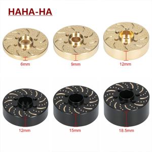 브라스 웨이트 브레이크 디스크 12mm 휠 헥스 허브 어댑터 1.9 2.2 비드락 휠 1/10 RC 크롤러 TRX4 Axial SCX10 Capra Wraith용