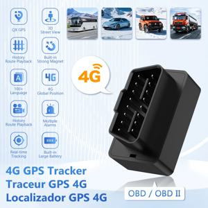 미니 OBD GPS 트래커 16핀 OBD II 플러그 앤 플레이 자동차 트럭 차량용 OBD2 추적 장치 GPS 무료 위치 앱 포함