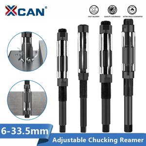 XCAN 1개 조절식 핸드 리머 HSS 6-33.5mm 사이즈 범위 합금강 리머 핸드 리머 기계 절단 도구