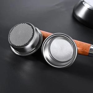 바텀리스 포터필터용 유니버설 304 스테인리스 스틸 필터 바스켓 51/54/58mm 에스프레소 파우더 볼 홈 바리스타용 커피 필터