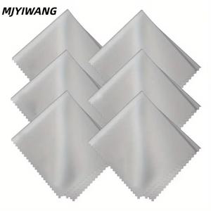 MJYIWANG 6pcs 스무스 클리너 안경 렌즈 천 천 선글라스 청소 천 마이크로 화이버 청소 천
