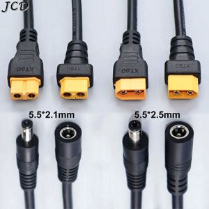 플라이 FPV 멀티로터 현장 수리용 XT60 플러그 남성/여성 커넥터에서 DC 5525/DC5521 배터리 충전 어댑터 전원 케이블 15A